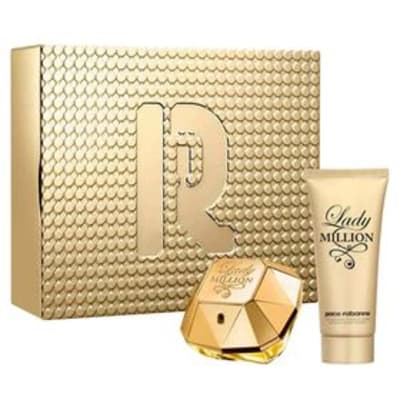 Paco R. Lady Million 80 ml Edp+crema Paco Rabanne — perfume original