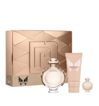 Paco R. Olympea 80 ml Edp+crema+mini Paco Rabanne — perfume original