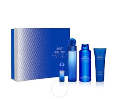 Perry E. 360° Very Blue 100 ml Edt+desodorante+gel+mini Perry Ellis — perfume original