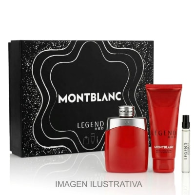 MONT B. LEGEND RED 100ML. EDP+MINI+GEL