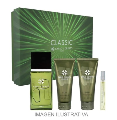 CARLO C. CLASSIC 100ML. EDT+AFTER+SHAMPOO+MINI
