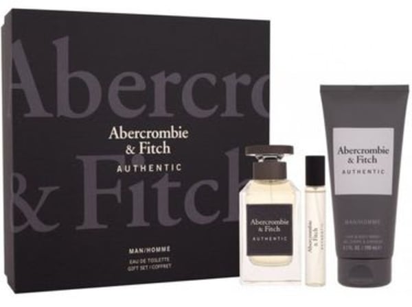 Abercrombie & F. Authentic 100 ml Edt+mini+gel Abercrombie & Fitch — perfume original