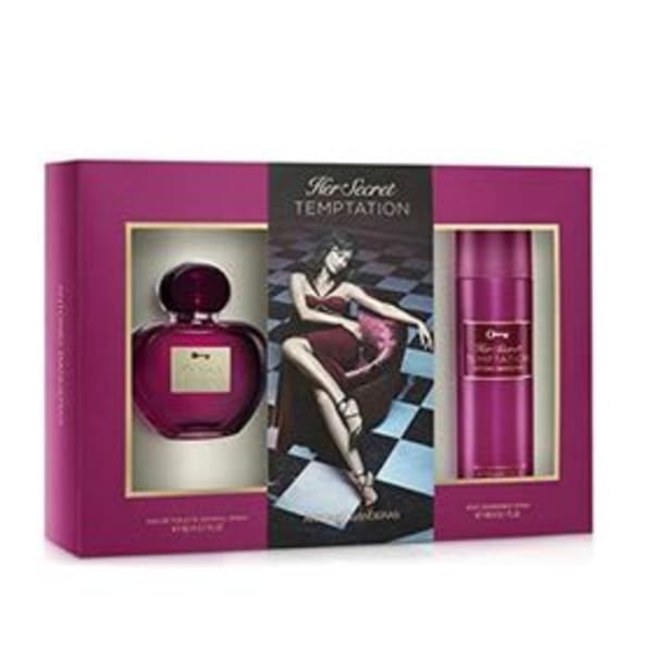 Antonio B. Her Secret Temptation 80 ml Edt+desodorante Antonio Banderas — perfume original