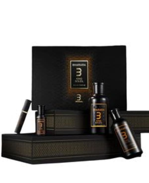 Bharara King Soleil 100 ml Edp+crema+mini+atomizador Bharara — perfume original