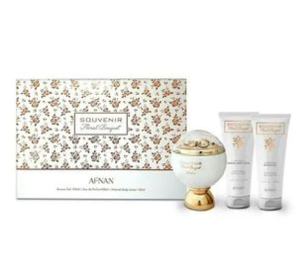 Afnan Souvenir Floral Bouquet 100 ml Edp+crema+gel Afnan — perfume original