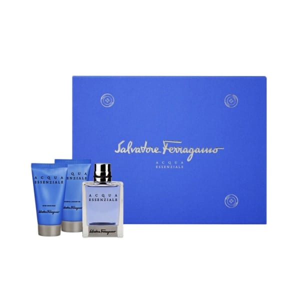 Salvatore F. Acqua Essenziale 100 ml Edt+after+gel Ferragamo — perfume original