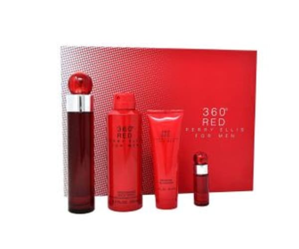 Perry E. 360° Red 100 ml Edt+desodorante+gel+mini Perry Ellis — perfume original