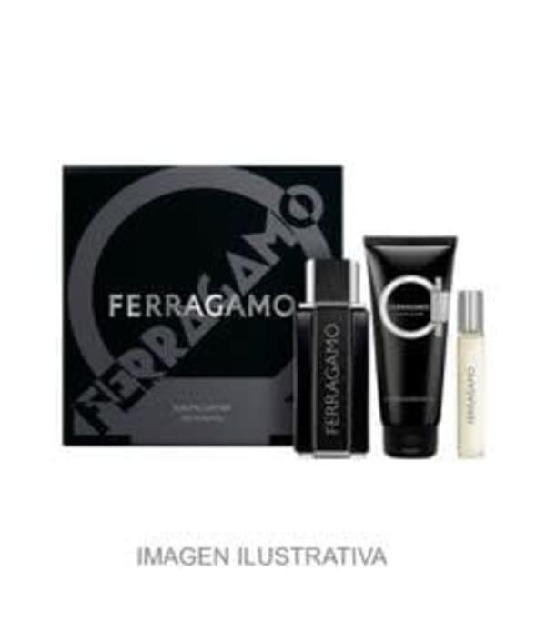 Ferragamo Ferragamo Sublime Leather Intense 100 ml Edp+gel+mini Ferragamo — perfume original