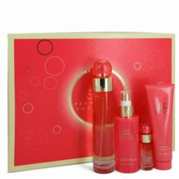 Perry E. 360° Coral 100 ml Edp+body+gel+mini Perry Ellis — perfume original