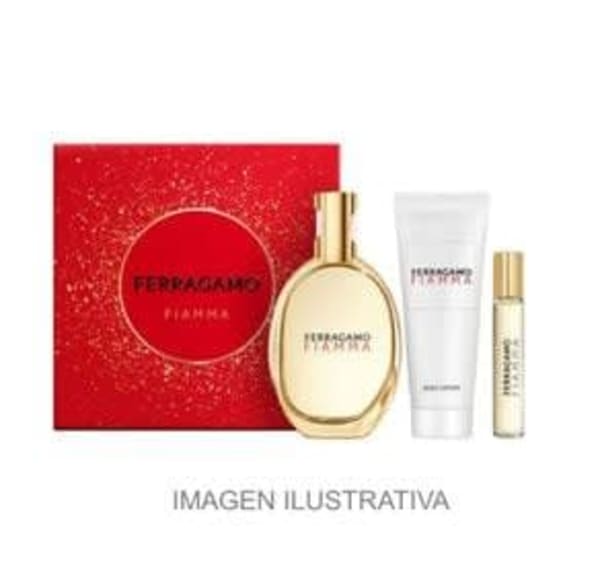 Ferragamo Ferragamo Fiamma 100 ml Edp+crema+mini Ferragamo — perfume original
