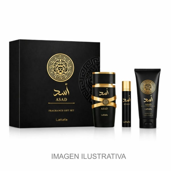 Lattafa Asad 100 ml Edp+mini+gel Lattafa — perfume original