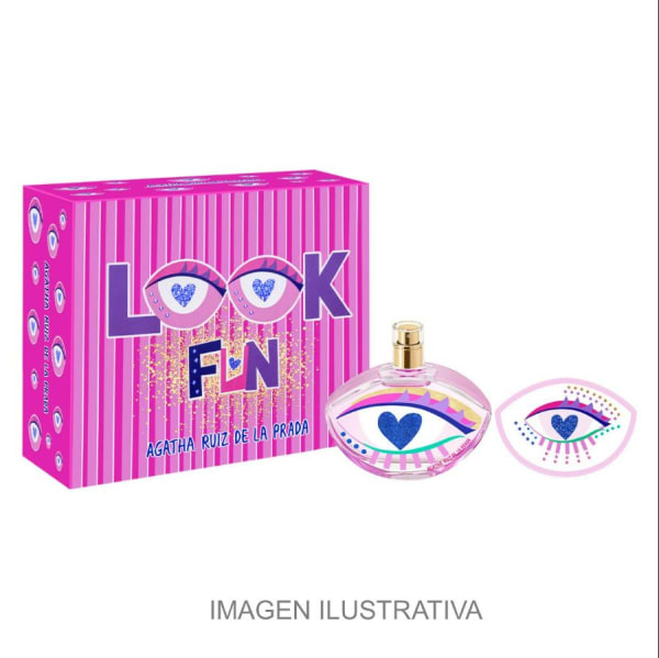 Agatha R. de la P. Look Fun 80 ml Edt+stickers Agatha Ruiz de la Prada — perfume original