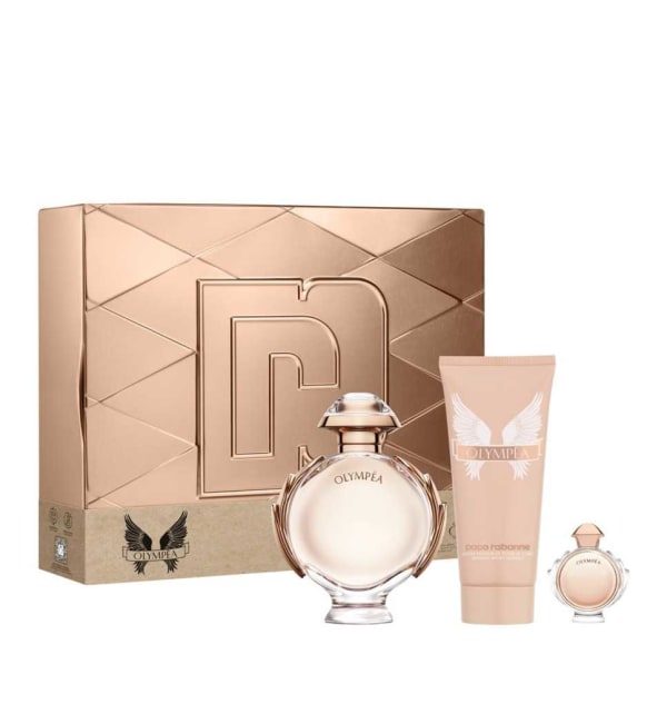 Paco R. Olympea 80 ml Edp+crema+mini Paco Rabanne — perfume original