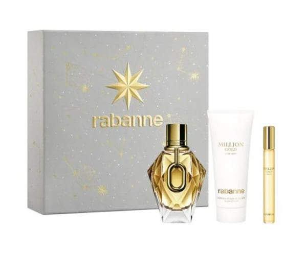 Paco R. Million Gold 90 ml Edp+crema+mini Paco Rabanne — perfume original