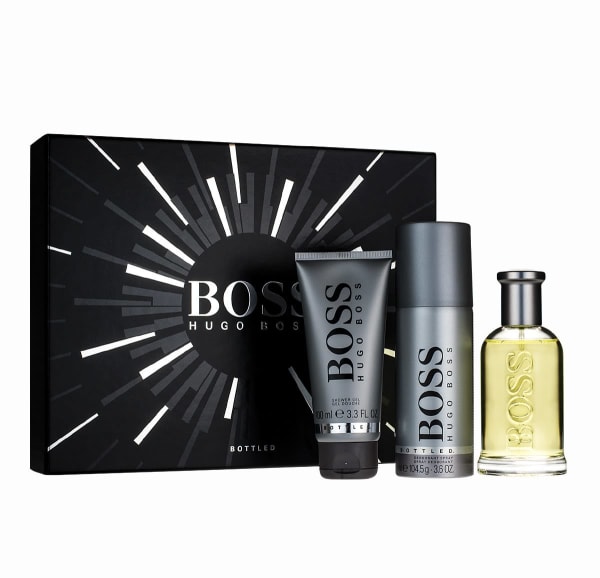 Hugo B. Bottled 100 ml Edt+gel+desodorante Hugo Boss — perfume original