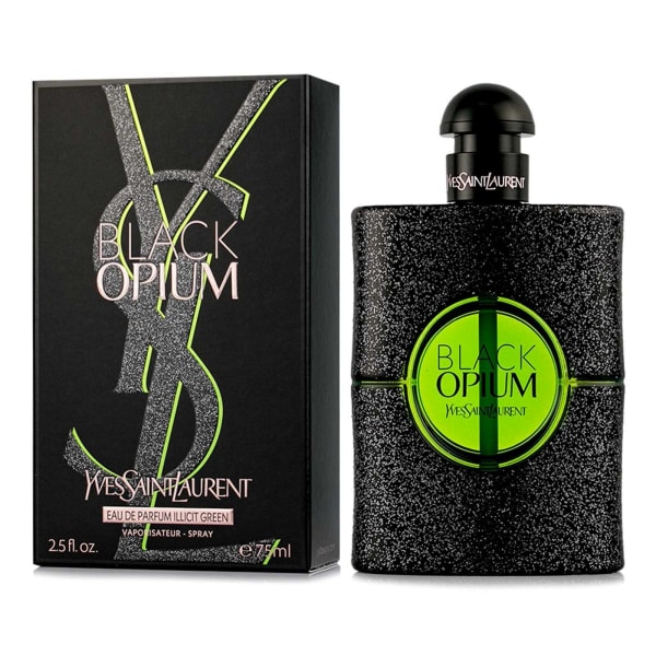 YSL Black Opium Illicit Green 75 ml EDP Yves Saint Laurent — perfume original