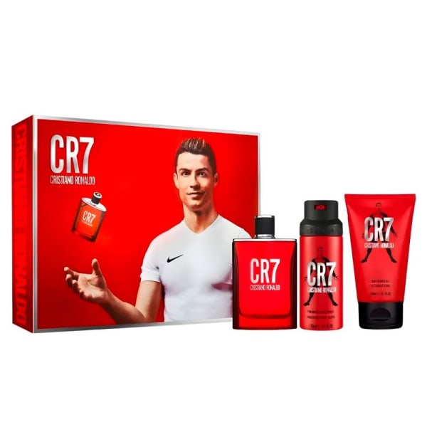 Cristiano R. Cr7 100 ml Edt+gel+desodorante Cristiano Ronaldo — perfume original