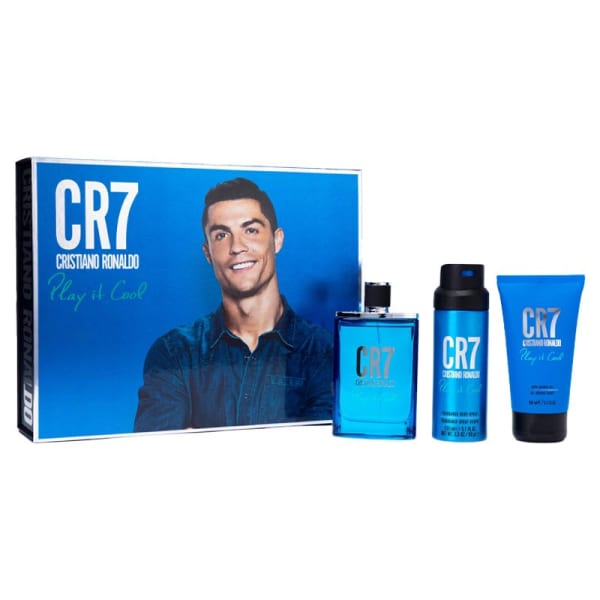 Cristiano R. Cr7 Play It Cool 100 ml Edt+desodorante+gel Cristiano Ronaldo — perfume original