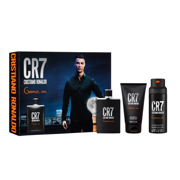 Cristiano R. Cr7 Game On 100 ml Edt+desodorante+gel Cristiano Ronaldo — perfume original