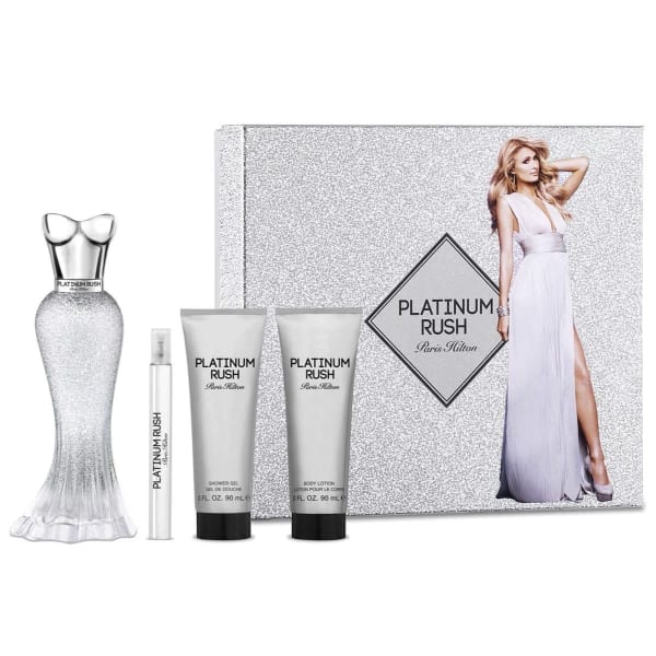 Paris H. Platinum Rush 100 ml Edp+crema+gel+mini Paris Hilton — perfume original