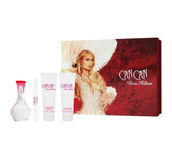 Paris H. Can Can 100 ml Edp+crema+gel+mini Paris Hilton — perfume original