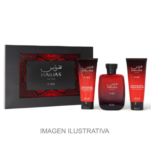 Rasasi Hawas Fire 100 ml Edp+after+gel Rasasi — perfume original