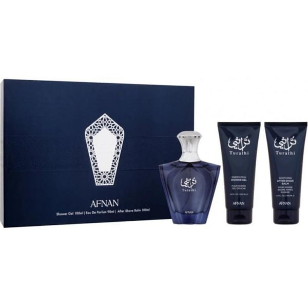 Afnan Turathi Blue 90 ml Edp+gel+after Afnan — perfume original