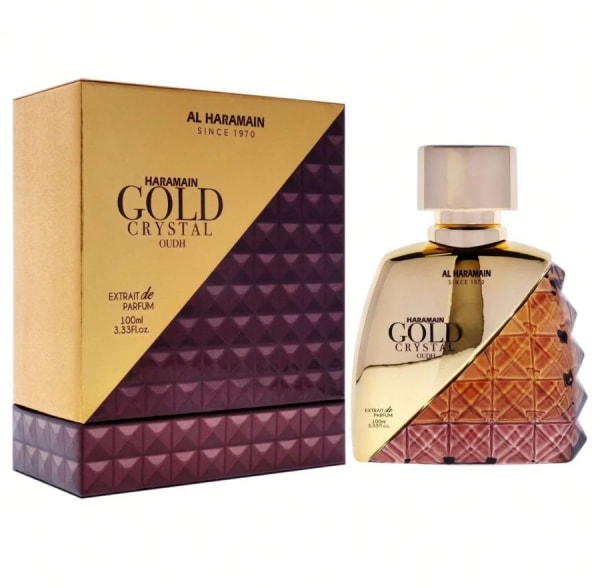 Al Haramain Gold Crystal Oudh Parfum 100 ml Al Haramain — perfume original