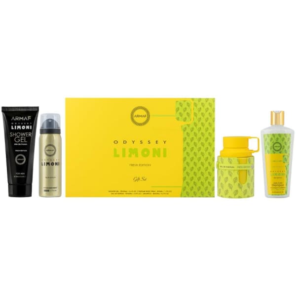 Armaf Odyssey Limoni 100 ml Edp+gel+desodorante+shampoo Armaf — perfume original