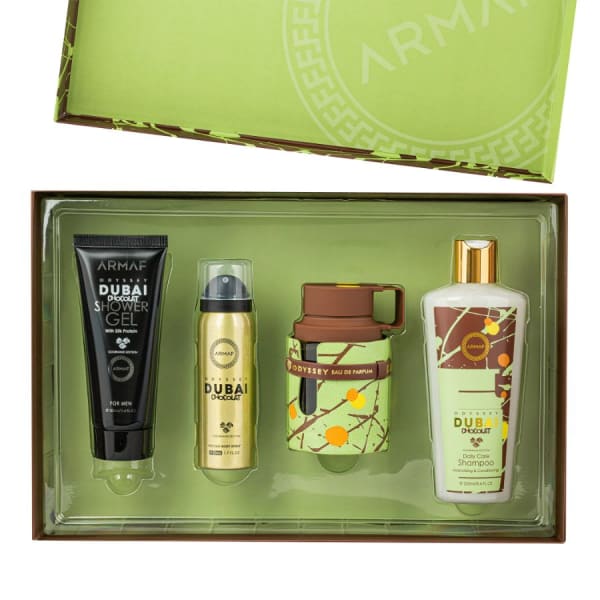 Armaf Odyssey Dubai Chocolat 100 ml Edp+gel+desodorante+shampoo Armaf — perfume original
