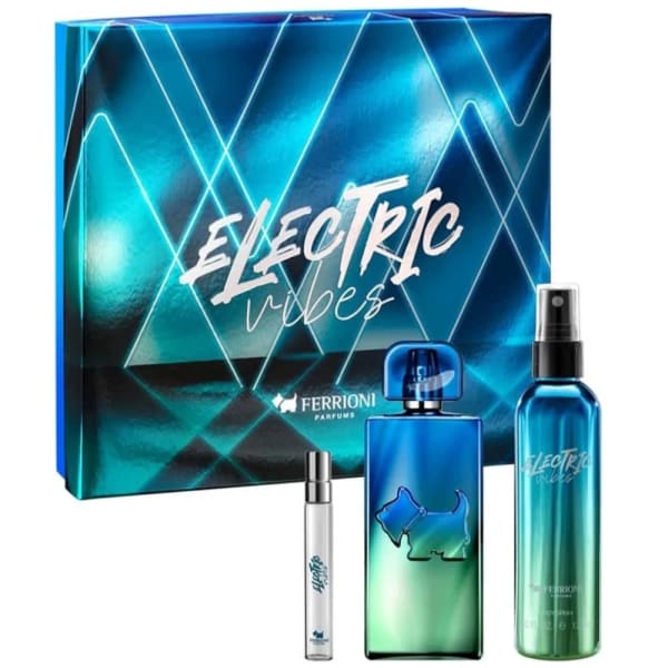 Ferrioni Electric Vibes 100 ml Edt+mini+body Ferrioni — perfume original