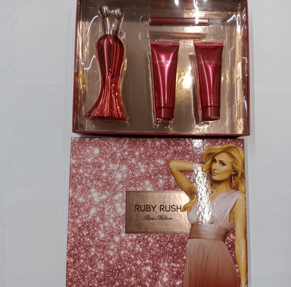 Paris H. Ruby Rush 100 ml Edp+gel+crema+mini Paris Hilton — perfume original