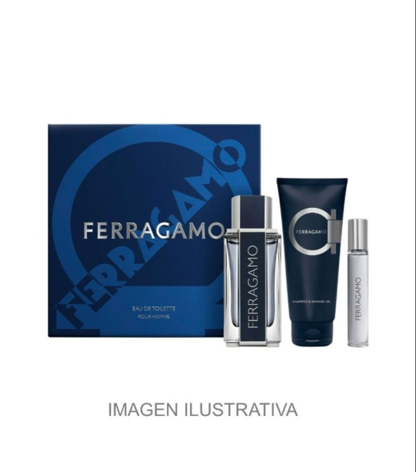 Ferragamo Ferragamo 100 ml Edt+gel+mini Ferragamo — perfume original