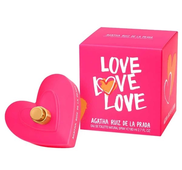 Agatha R. de la P. Love Love Love 80 ml EDT Agatha Ruiz de la Prada — perfume original