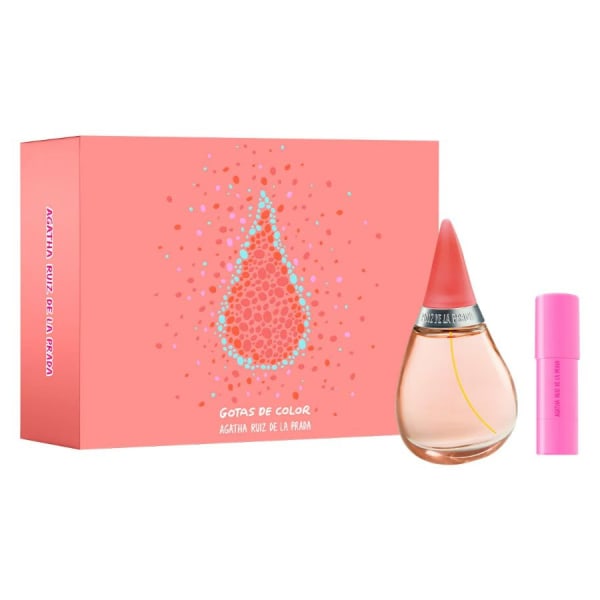 Agatha R. de la P. Gotas de Color 100 ml Edt+barra de Labios Agatha Ruiz de la Prada — perfume original