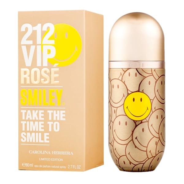 Carolina H. 212 VIP Rose Smiley 80 ml EDP Carolina Herrera — perfume original