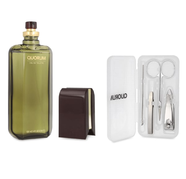 Puig Quorum 100 ml Edt+set de Manicure Puig — perfume original