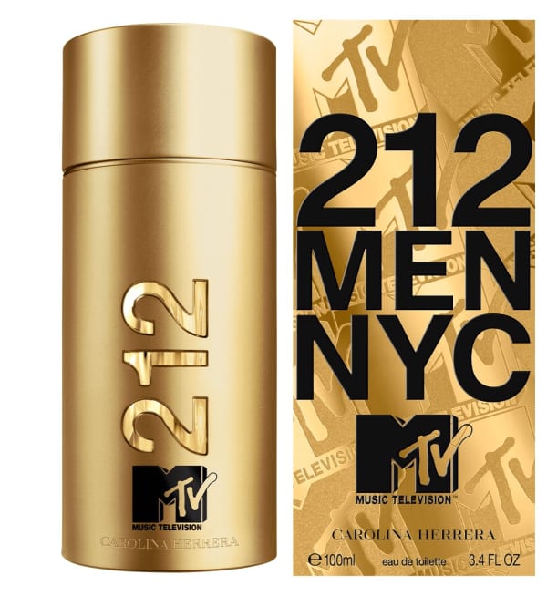 Carolina H. 212 Men Mtv 100 ml EDT Carolina Herrera — perfume original