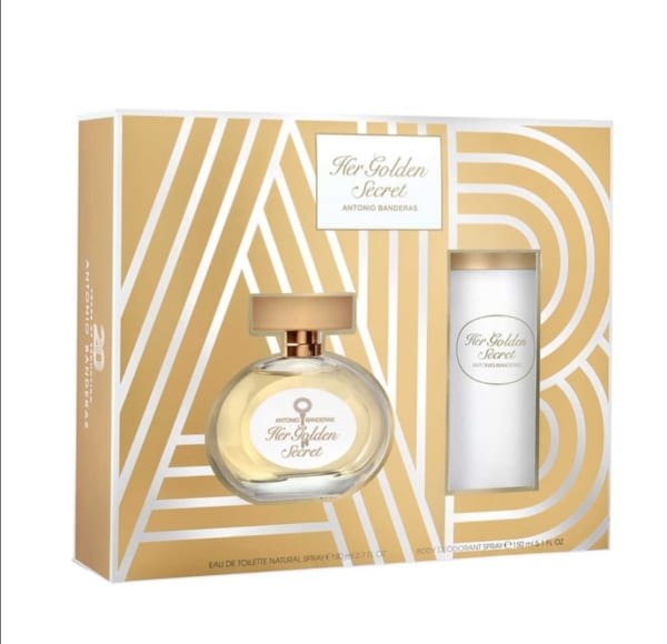 Antonio B. Her Golden Secret 80 ml Edt+desodorante Antonio Banderas — perfume original