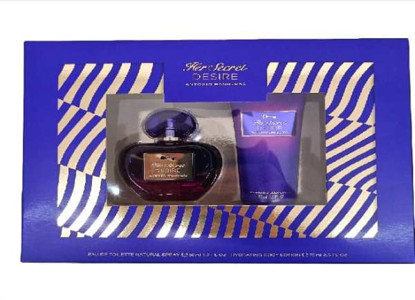 Antonio B. Her Secret Desire 50 ml Edt+crema Antonio Banderas — perfume original
