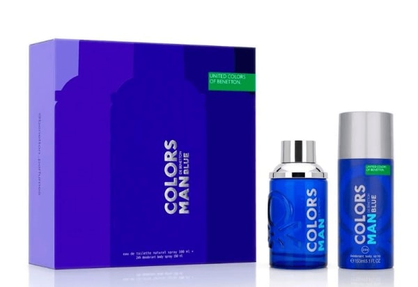 Benetton Colors Man Blue 100 ml Edt+desodorante Benetton — perfume original