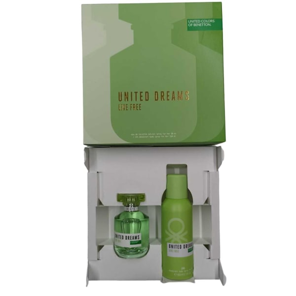 Benetton United D. Live Free 80 ml Edt+desodorante Benetton — perfume original