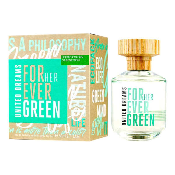 Benetton United Dreams Forever Green 80 ml Edt+mini Benetton — perfume original