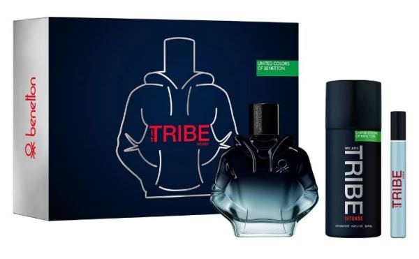 Benetton We Are Tribe Intense 90 ml Edp+desodorante+mini Benetton — perfume original
