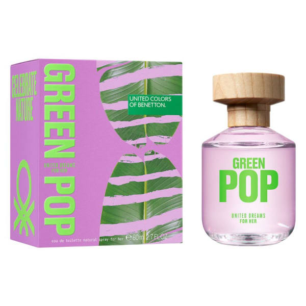 Benetton Green Pop 80 ml EDT Benetton — perfume original