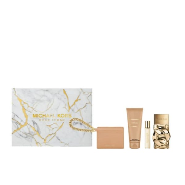 Michael K. Pour Femme 100 ml Edp+crema+mini+tarjetero Michael Kors — perfume original