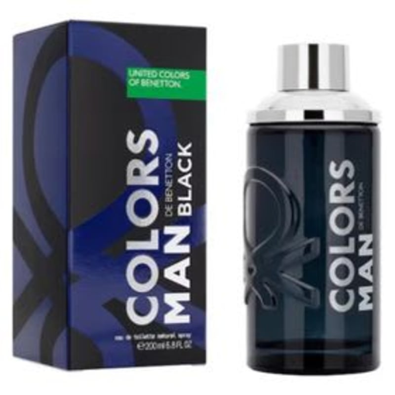 Benetton Colors Man Black 200 ml EDT Benetton — perfume original, frasco