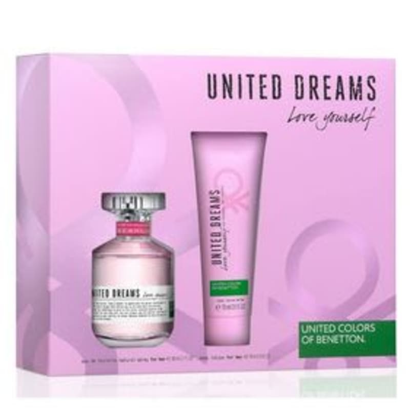 Benetton United D. Love Yourself 80 ml Edt+crema Benetton — perfume original, frasco