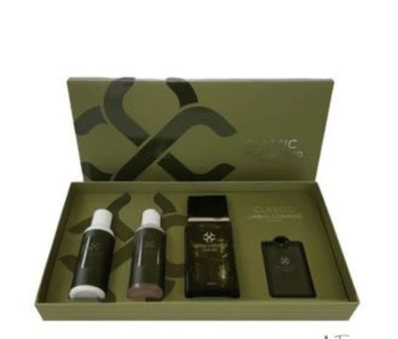 Carlo C. Classic 100 ml Edt+after+gel+mini Carlo Corinto — perfume original, frasco