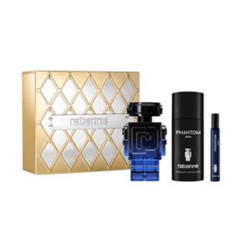 Paco R. Phantom Intense 100 ml Edp+mini+desodorante Paco Rabanne — perfume original, frasco